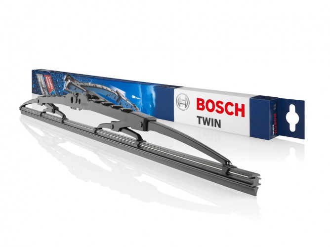 Щетка стеклоочистителя Twin 400 мм 400U (Крючок 9x3/Крючок 9x43) BOSCH 3397004579